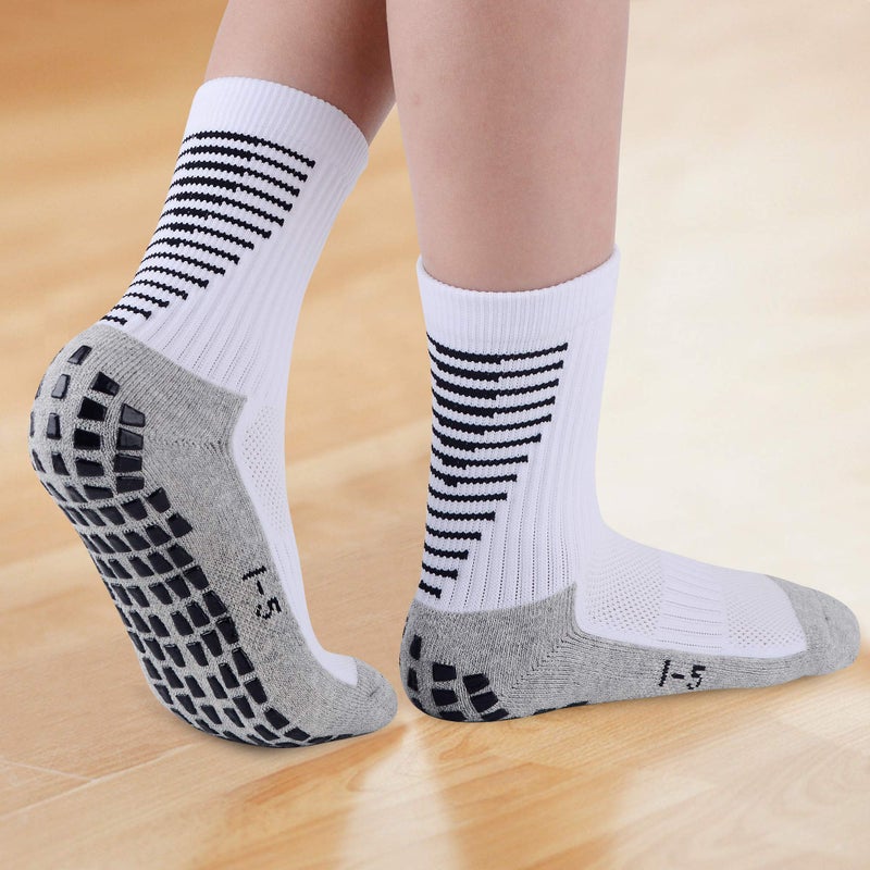 JHM Kids Slipper Hospital Grip Athletic Sport Sockcs For Kids Youth Baby Boys Girls - Image 2